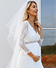 Robe de Mariée Maternité en Dentelle Chloe Longue Ivoire by Tiffany Rose