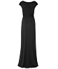 Robe de grossesse Clara longue (Noire) by Tiffany Rose