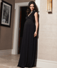 Clara Maternity Gown Long (Black) by Tiffany Rose