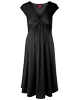Robe de grossesse Clara Mi-longue (Noire) by Tiffany Rose