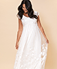 Clover Maternity Wedding Gown (Ivory) by Tiffany Rose