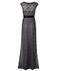 Daisy Maternity Gown Long Black and Silver by Tiffany Rose