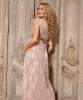 Eden Langes Umstandsabendkleid in Blush by Tiffany Rose