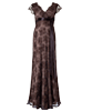 Eden Maternity Gown Long Chocolate by Tiffany Rose