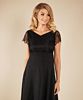 Eleanor Maternity Dress (Black) by Tiffany Rose