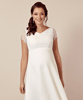 Eleanor Maternity Wedding Dress Ivory White by Tiffany Rose