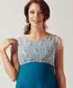 Eleanor Maternity Dress Kingfisher by Tiffany Rose