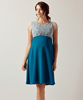 Eleanor Maternity Dress Kingfisher by Tiffany Rose