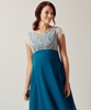 Eleanor Maternity Dress Kingfisher by Tiffany Rose