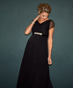 Eleanor Maternity Gown Black by Tiffany Rose