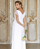 Eleanor Gravidbröllopsklänning (elfenbensvit) by Tiffany Rose