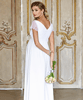 Robe de Mariée Grossesse Eleanor (Blanc Ivoire) by Tiffany Rose