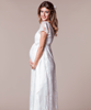 Elsa Maternity Wedding Gown Long Ivory Dream by Tiffany Rose