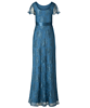 Elsa Maternity Gown Long Lagoon Blue by Tiffany Rose