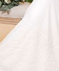 Robe de mariée de maternité Erin longue en dentelle ivoire à motif feuillage by Tiffany Rose