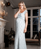 Eva Lace Maternity Gown (Glacier) by Tiffany Rose