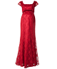 Eva Lace Maternity Gown (Scarlet) by Tiffany Rose