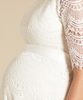 Faye Maternity Wedding Dress Ivory White by Tiffany Rose