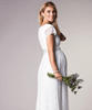 Florence Maternity Wedding Gown Long Ivory by Tiffany Rose