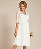 Flossie Umstands Hochzeitskleid kurz (Elfenbein) by Tiffany Rose