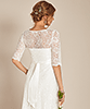 Flossie Maternity Wedding Dress Short Ivory by Tiffany Rose
