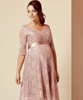 Flossie Maternity Dress Short Orchid Blush by Tiffany Rose