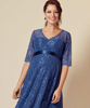 Flossie Umstandsmoden Kleid kurz in Riviera Blau by Tiffany Rose