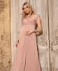 Francesca Maternity Maxi Dress Blush by Tiffany Rose