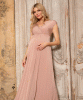 Francesca Umstandsmoden Maxikleid in Blush by Tiffany Rose