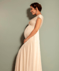 Francesca Maternity Maxi Dress Champagne by Tiffany Rose