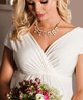 Francesca Maternity Maxi Wedding Dress Ivory by Tiffany Rose