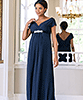 Robe Maxi de Grossesse Francesca Bleu Nuit by Tiffany Rose