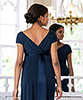 Robe Maxi de Grossesse Francesca Bleu Nuit by Tiffany Rose