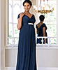 Francesca Maxi Maternity Dress Nightshadow Blue by Tiffany Rose