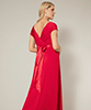 Francesca Maxi Dress Sunset Red by Tiffany Rose