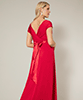 Francesca Maternity Maxi Dress Sunset Red by Tiffany Rose