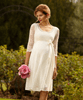 Freya Gravid Bröllopsklänning (Elfenben) by Tiffany Rose