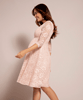 Freya Maternity Lace Dress in Pearl Pink by Tiffany Rose