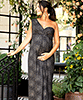 Galaxy Maternity Gown (Constellation Black) by Tiffany Rose