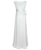 Robe de Mariée Maternité Georgette Longue Ivoire by Tiffany Rose