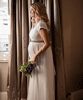 Greta Maternity Wedding Gown Long Ivory by Tiffany Rose