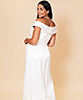 Grace Off-Shoulder Wedding Gown (Ivory) by Tiffany Rose