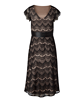 Robe de Grossesse Harriet Noir du Désert by Tiffany Rose