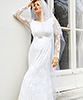 Helena Gravid Bröllopsklänning Lång Elfenben by Tiffany Rose