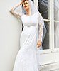 Helena Maternity Wedding Gown Long Ivory by Tiffany Rose