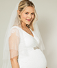 Imogen Maternity Lace Wedding Gown Ivory by Tiffany Rose