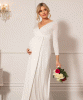 Isabella Maternity Wedding Gown Ivory by Tiffany Rose