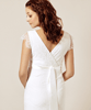 Imogen Maternity Wedding Shift Dress Ivory White by Tiffany Rose