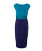 Jewel Block Maternity Dress Biscay Blue by Tiffany Rose