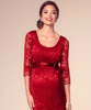 Umstandmodenkleid Katie kurz in Rouge by Tiffany Rose